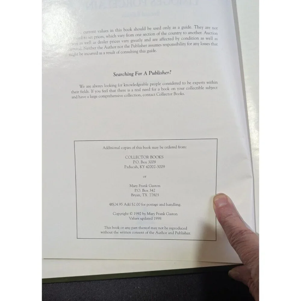 The Collectors Encyclopedia Of Limoges Porcelain Second Edition Mary Frank Gasto